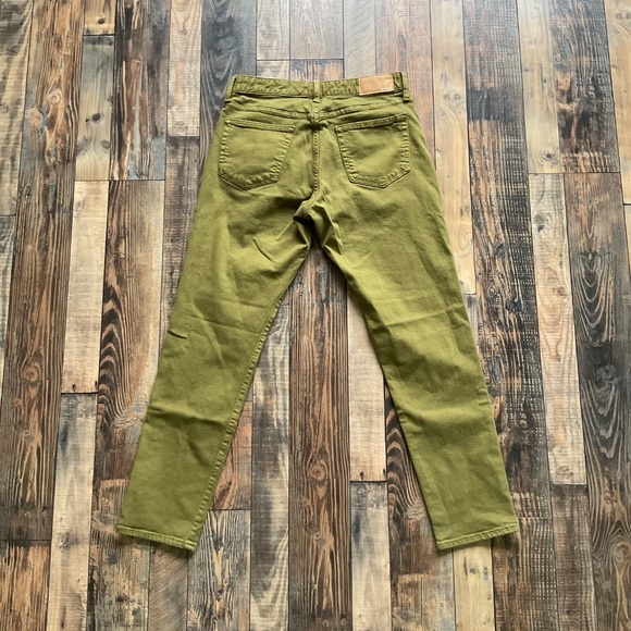 Bonobos 31x 30 5 Pocket Slim Taper Green Denim Mens Jeans - Picture 8 of 12